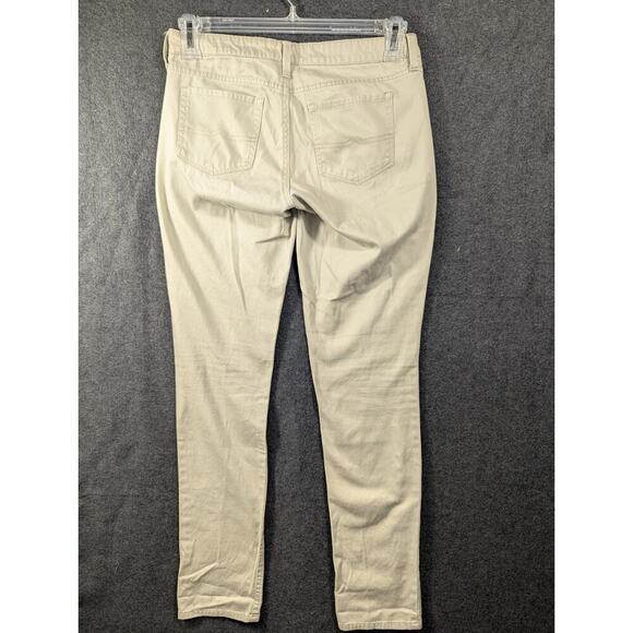 Arizona Jeans Womens Khaki Skinny Jeans Sz 7 - Picture 5 of 7